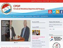 Tablet Screenshot of cpdp.com.py