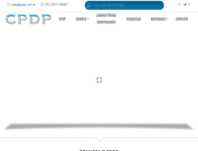 Tablet Screenshot of cpdp.com.br